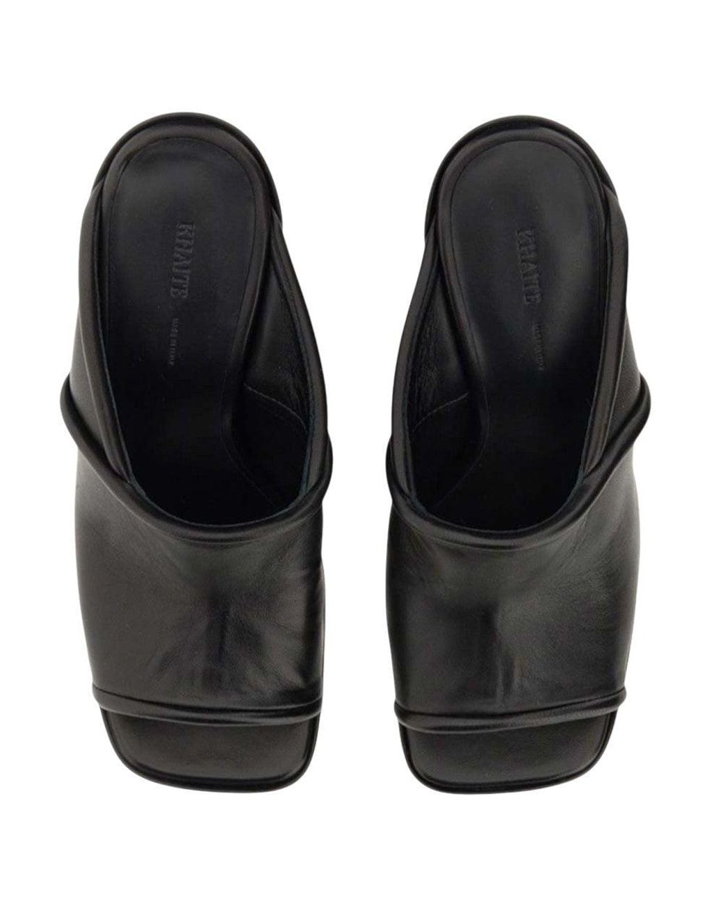 Khaite Black The Stagg Wedges