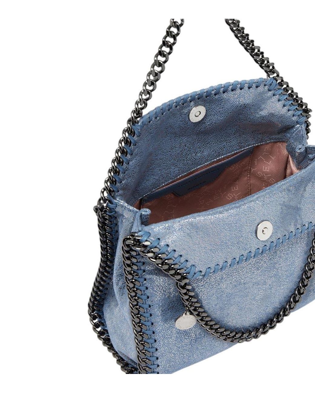 Stella McCartney Blue Falabella Mini Tote