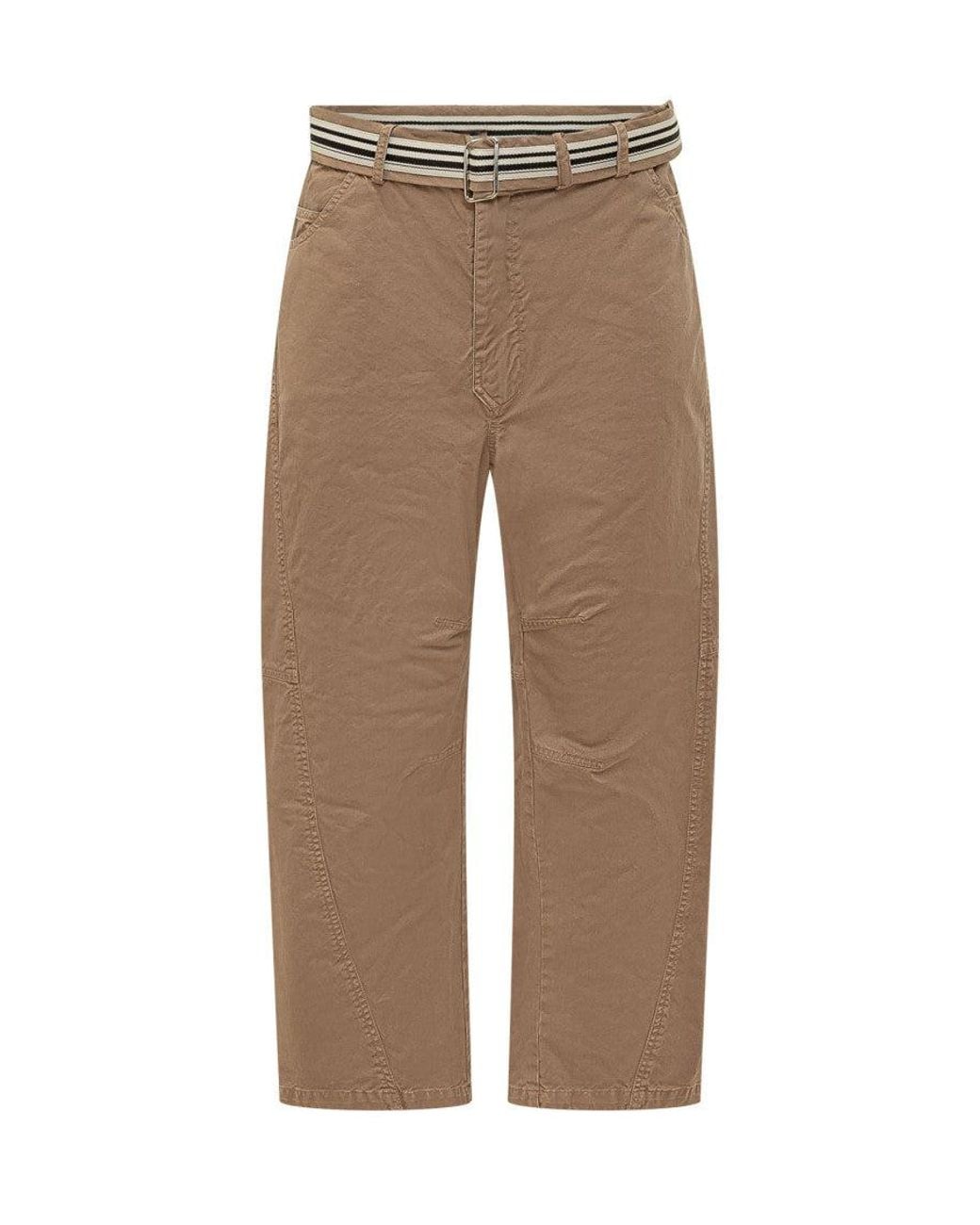 Mordecai Natural Regular Flat Front Pants for men