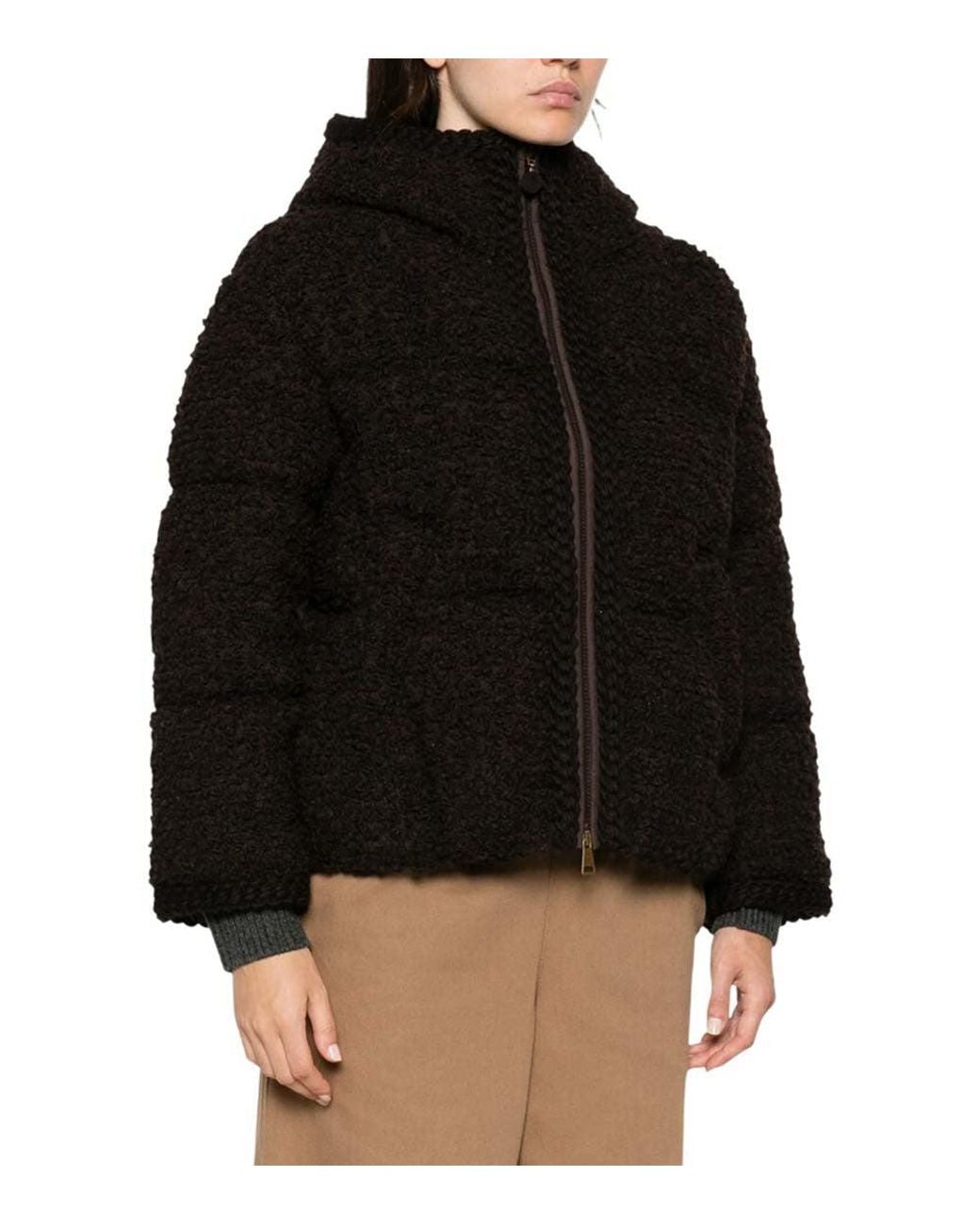 Moncler Black Dark Textured Hood Jacket