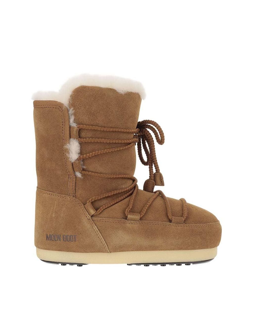 Moon Boot Brown Suede Winter Boots