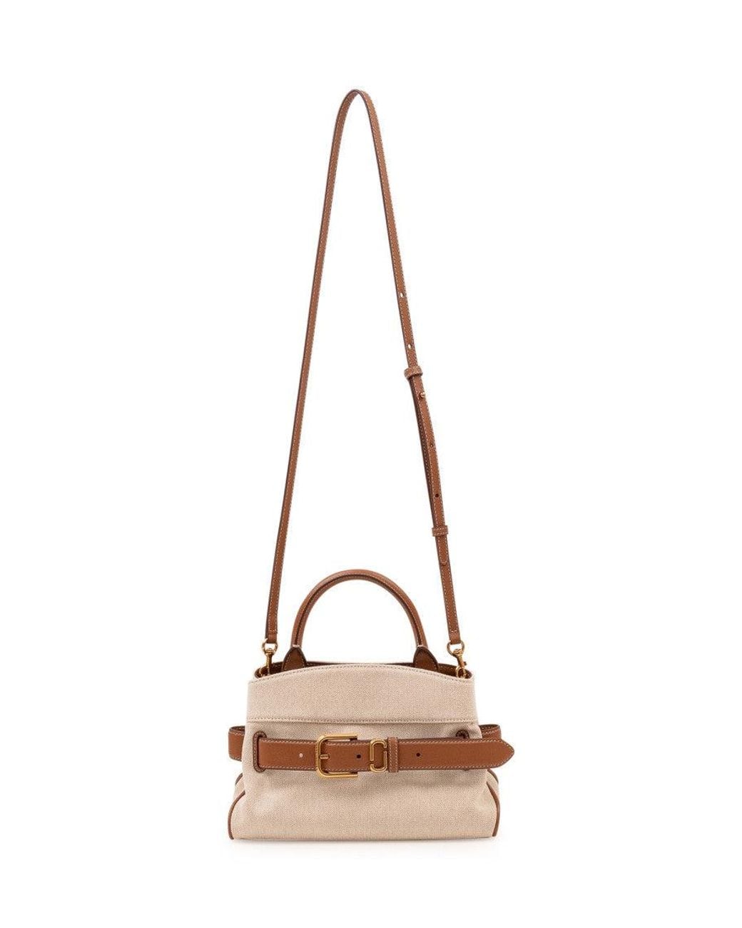 Marc Jacobs Brown Mini Satchel With Belt