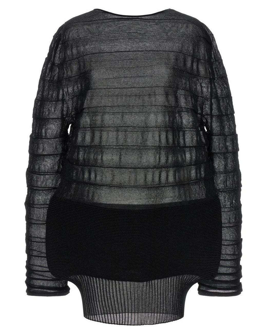 Issey Miyake Black 'Moving Knit' Top
