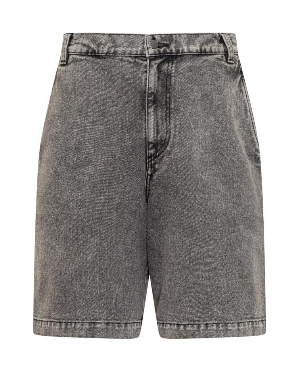 A_COLD_WALL* Gray Dark Solid Shorts for men