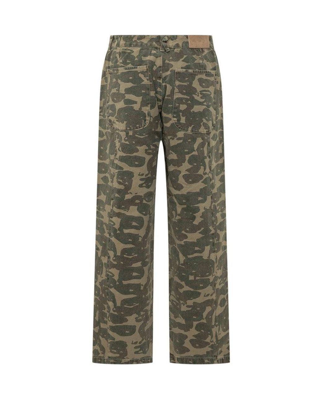Kidsuper Green Dark Camo Jeans for men
