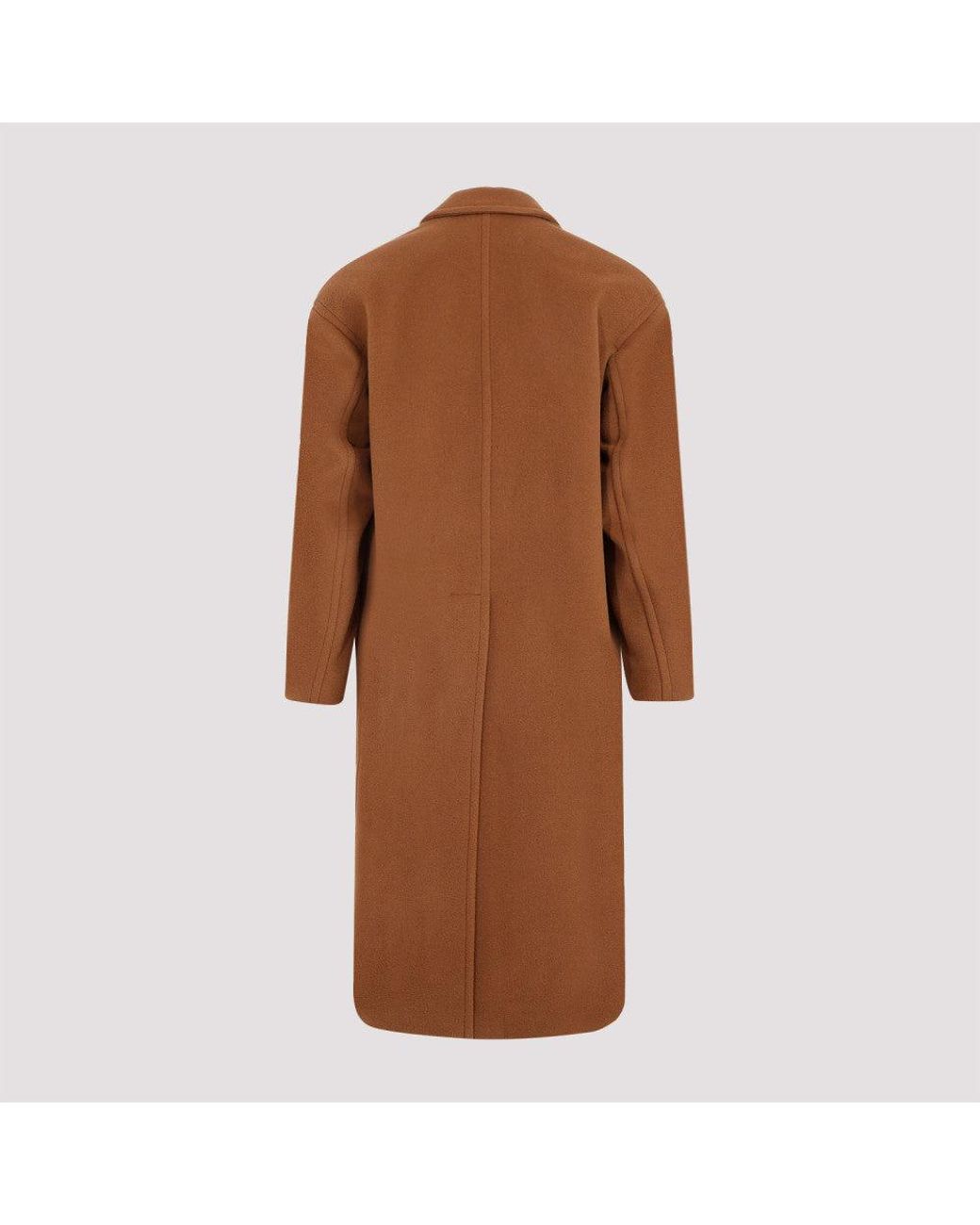 Gucci Brown Wool Coat for men