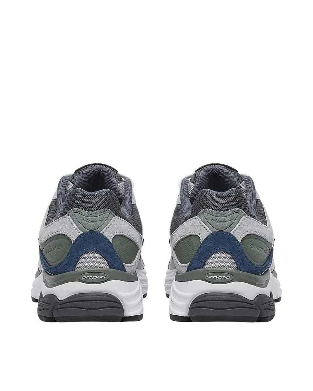 Saucony White Color Block Progrid Omni Sneakers for men