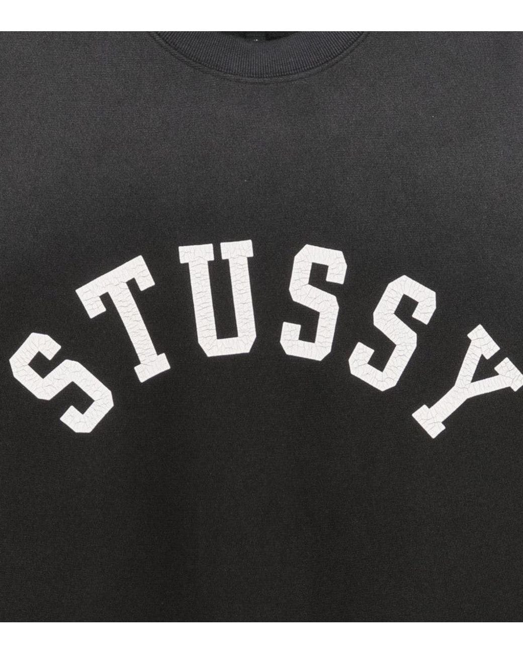 Stussy Black Oversized Sweatshirt for men