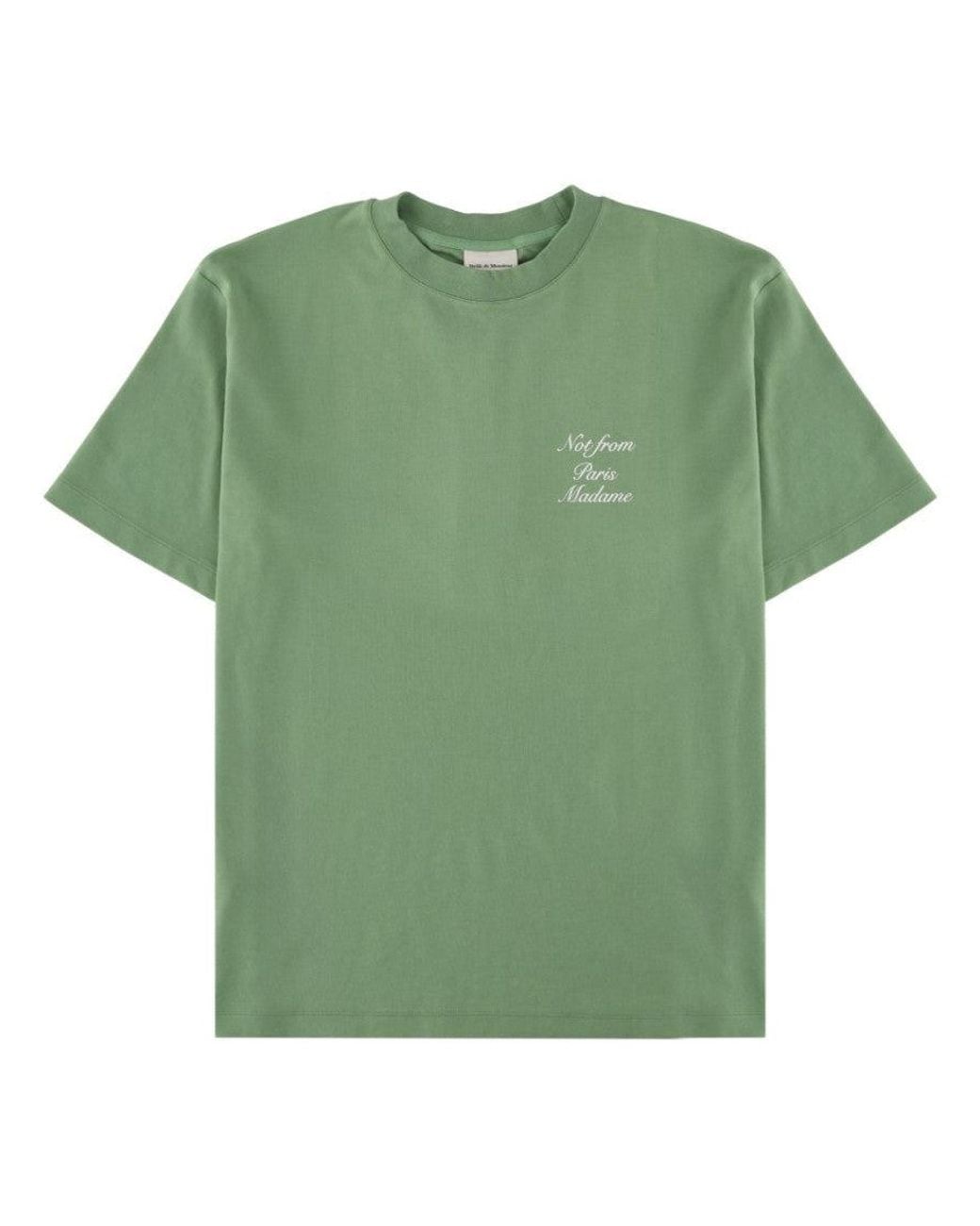 Drole de Monsieur Green Light Crew Neck T-Shirt for men
