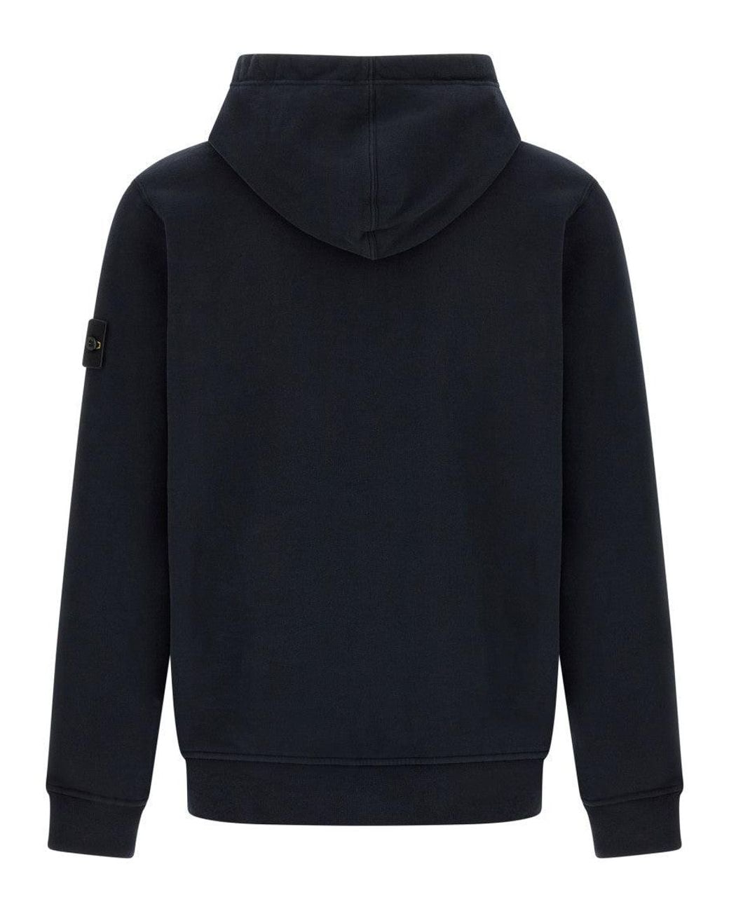 Stone Island Blue Regular Solid Hoodie for men