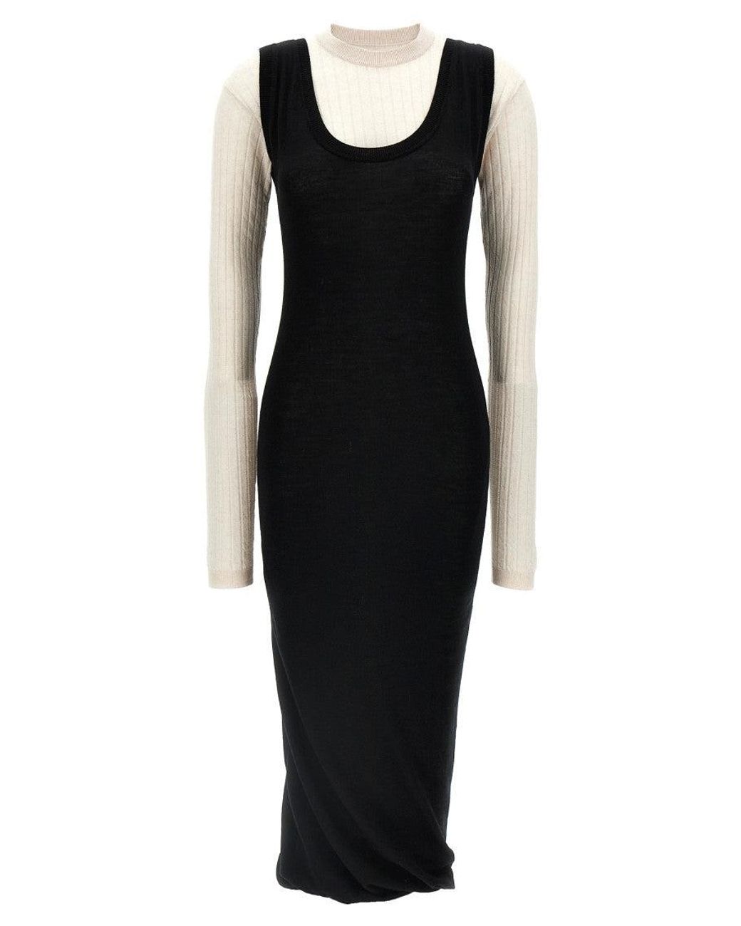 Marni Black Woolen Dress