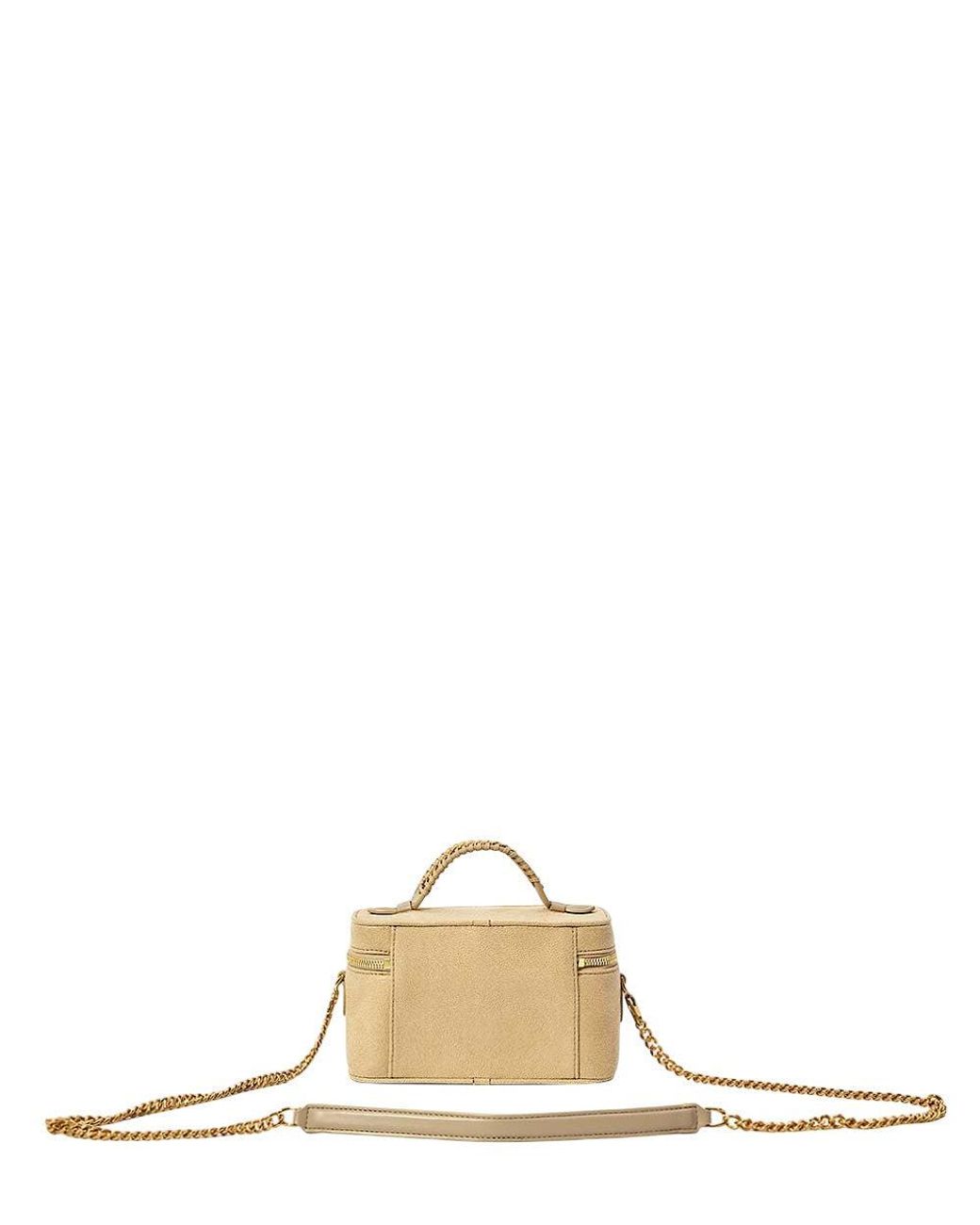 Stella McCartney Metallic Falabella Mini Crossbody Bag