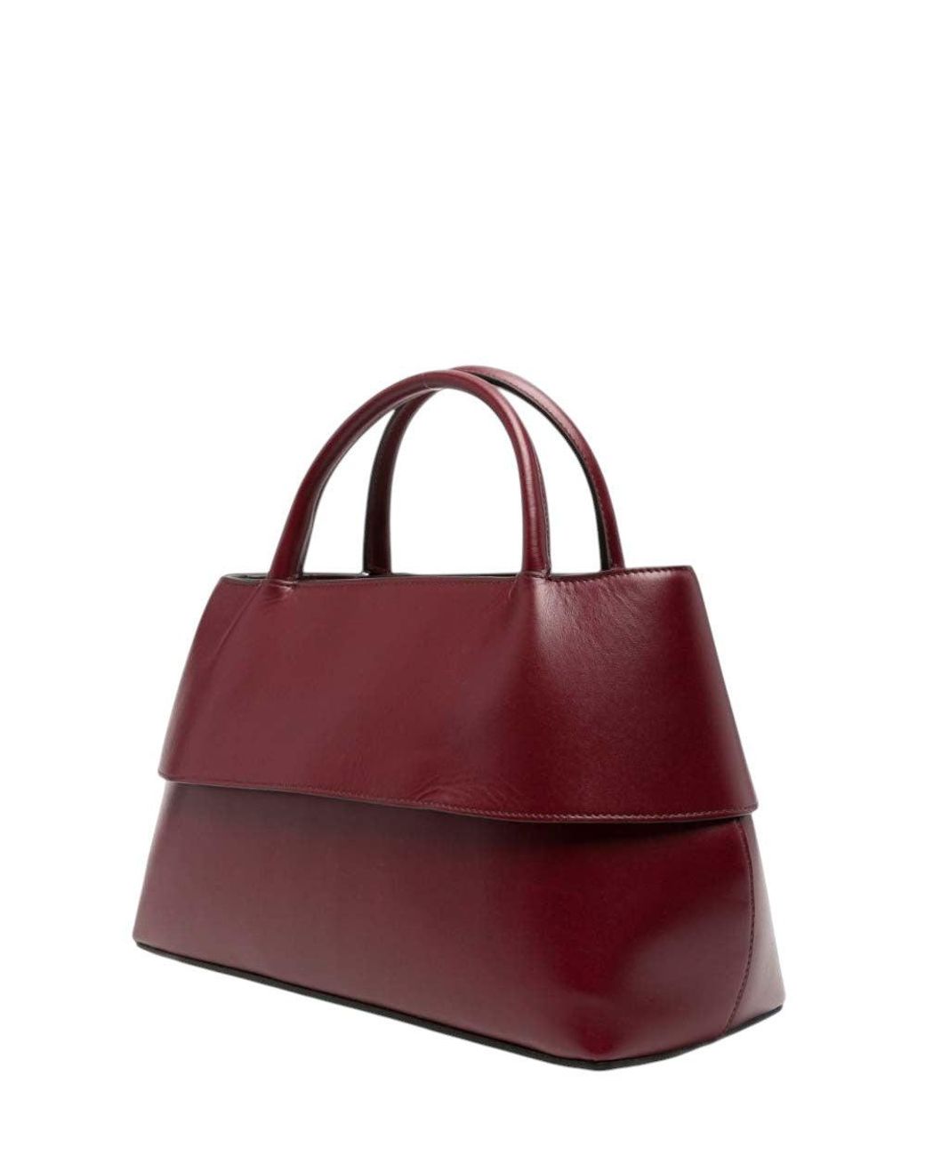 Totême Purple Mercer Small Satchel