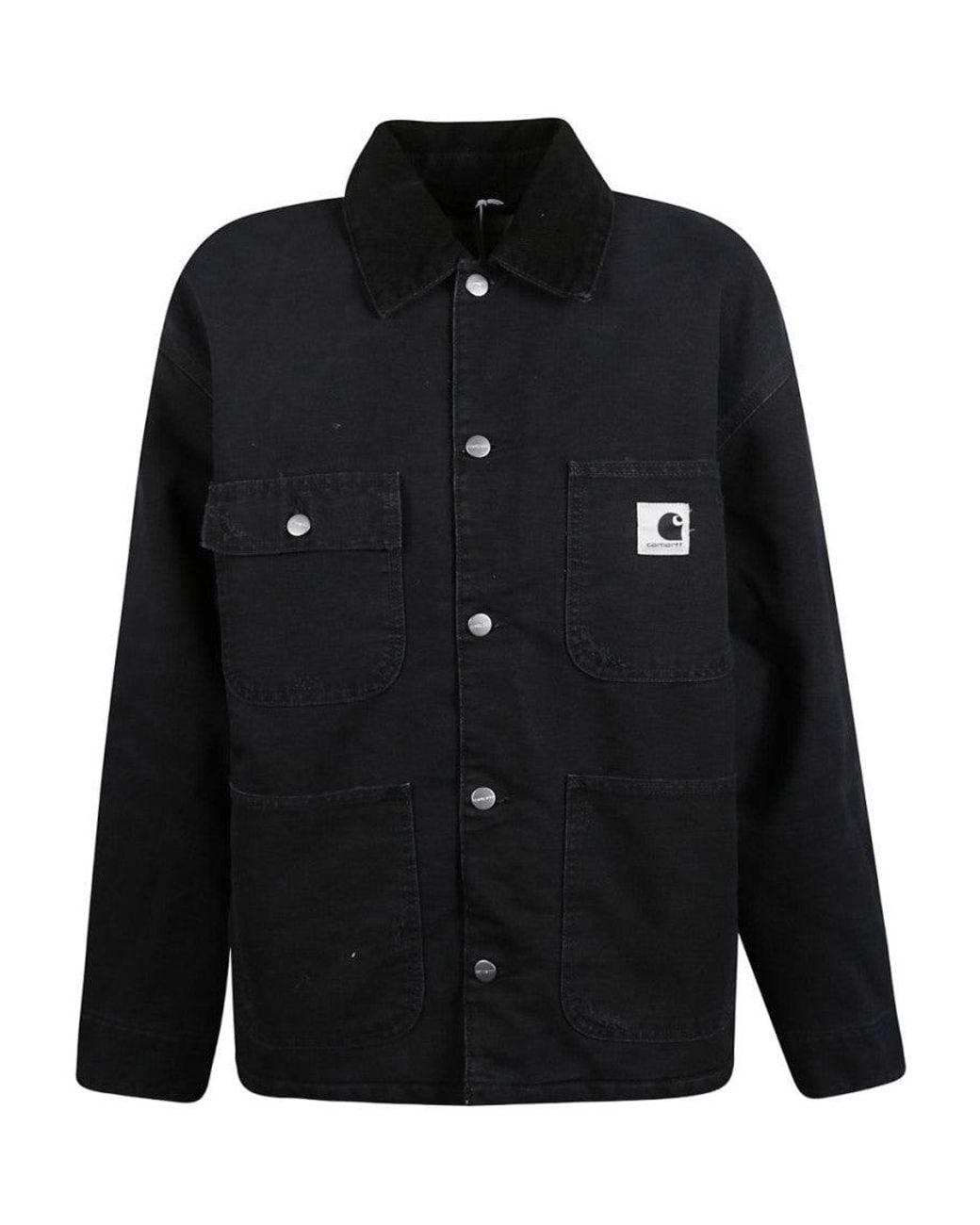 Carhartt Black Shirt Collar Logo Jacket