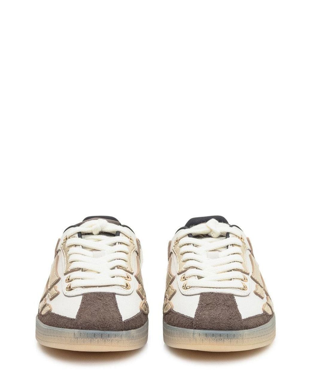 Amiri White Multi Color Lace-Up Sneakers for men