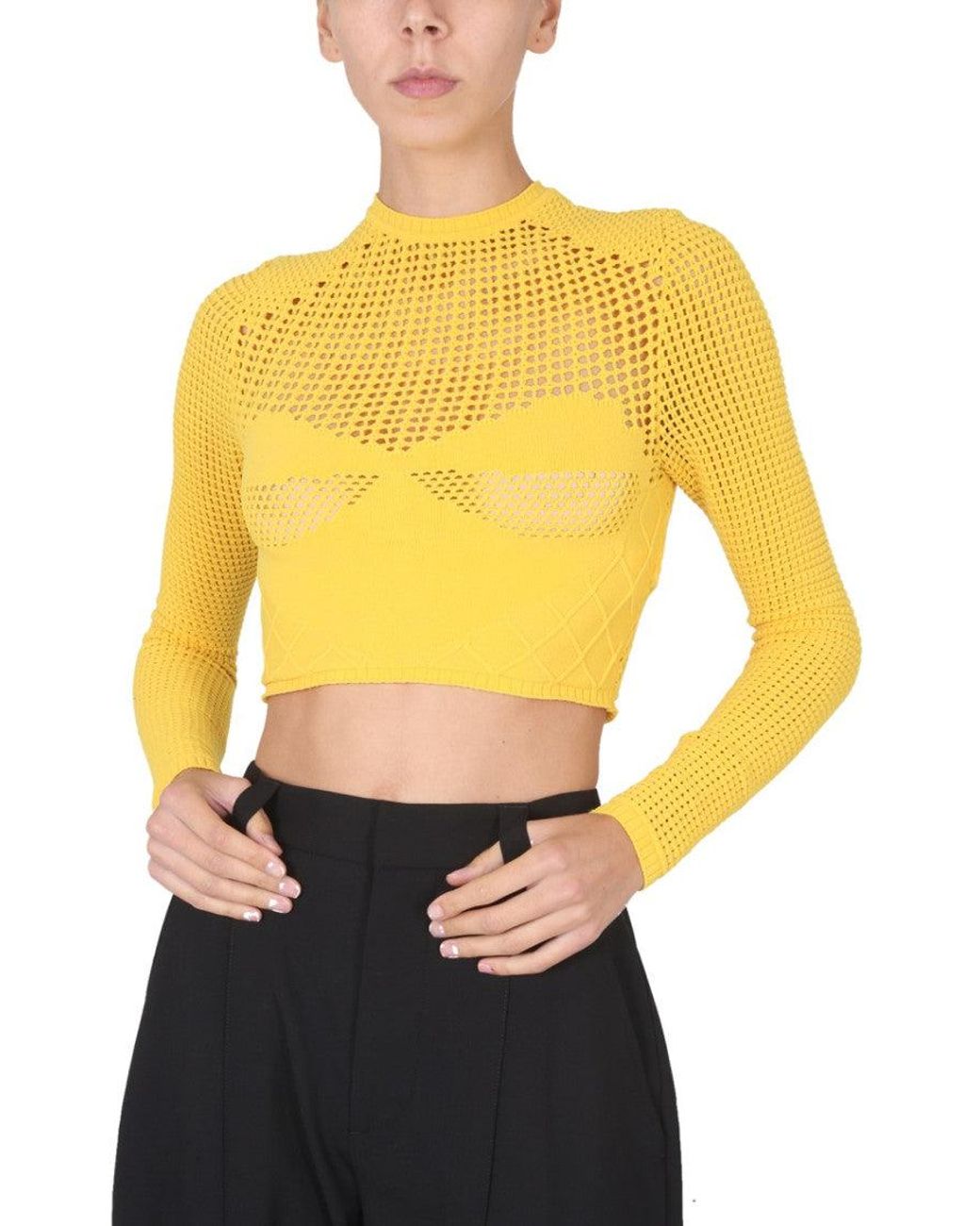 Ambush Yellow Crop Jersey