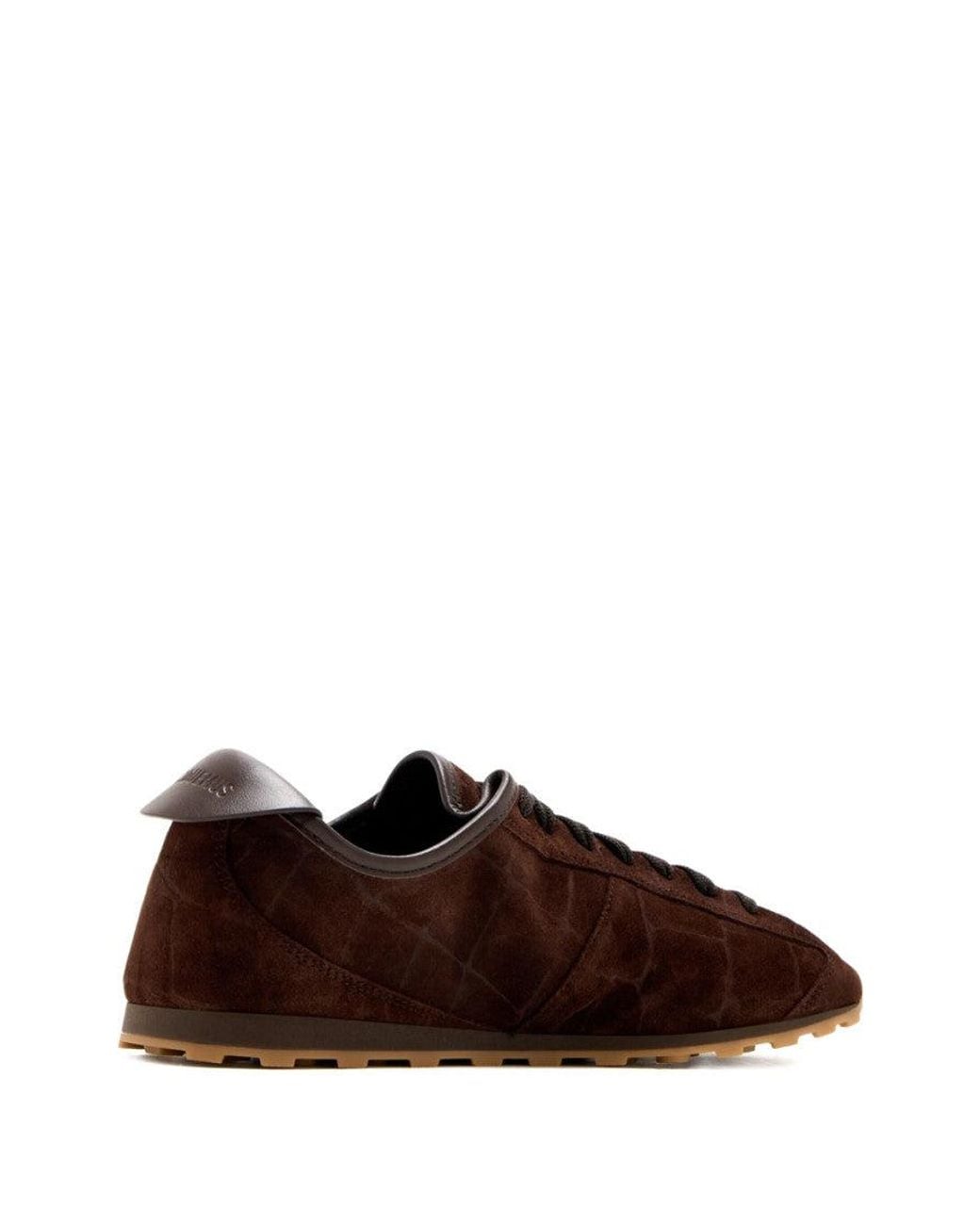 Jacquemus Brown Dark Textured Sneakers for men