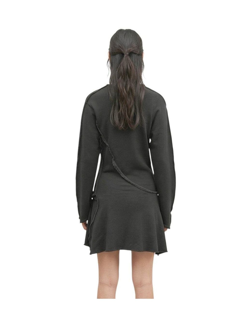 DIESEL Black Crew Neck Mini Dress