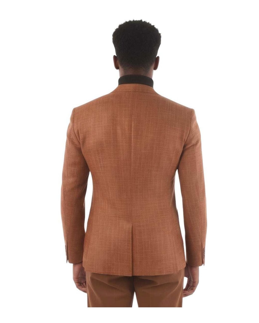 Corneliani Brown Single Breasted Blazer for men