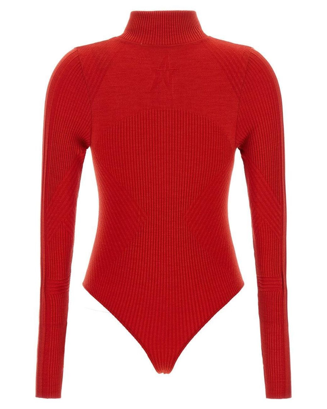 Perfect Moment Textured Mock Collar Bodysuit