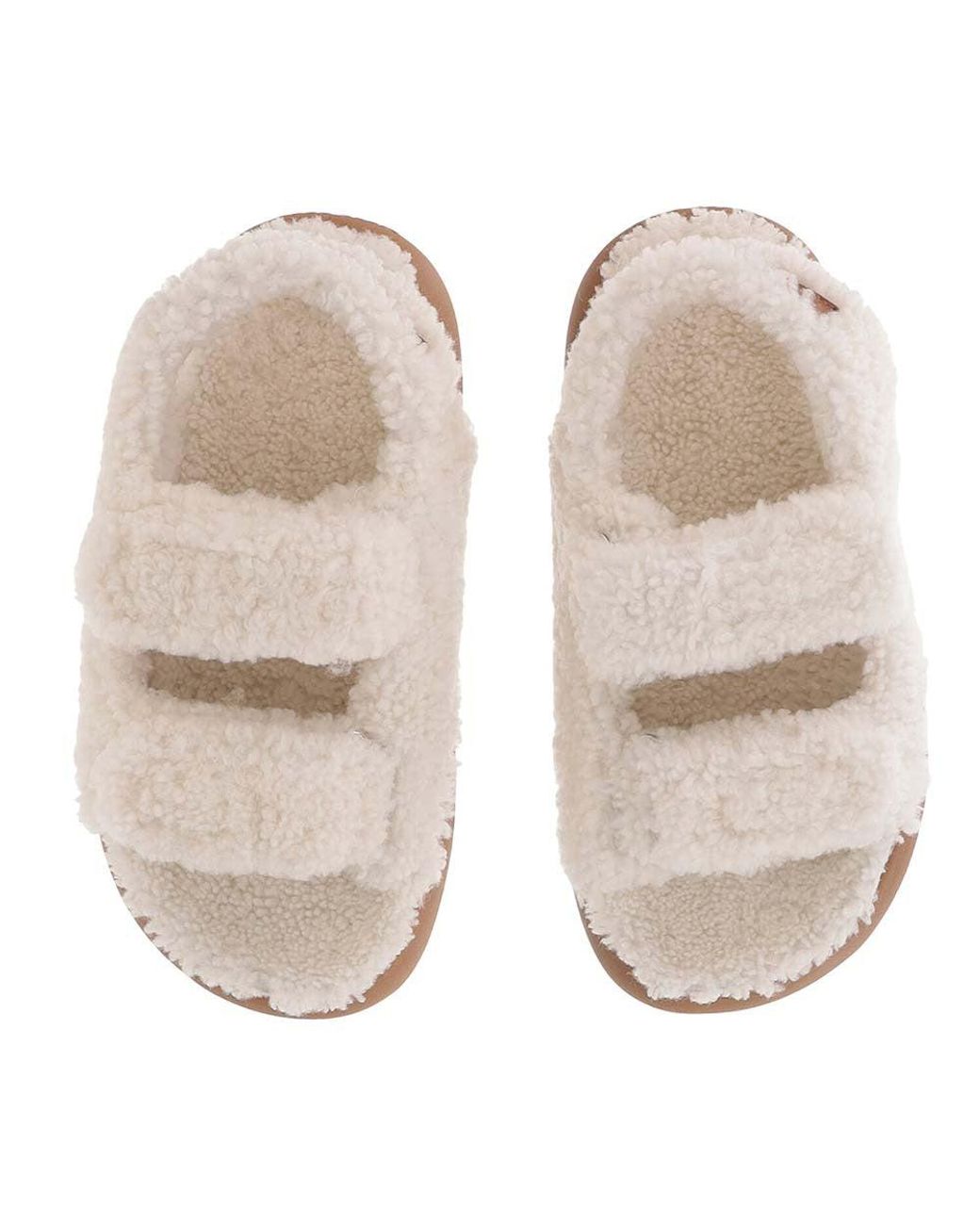 Moon Boot White Textured Sandals