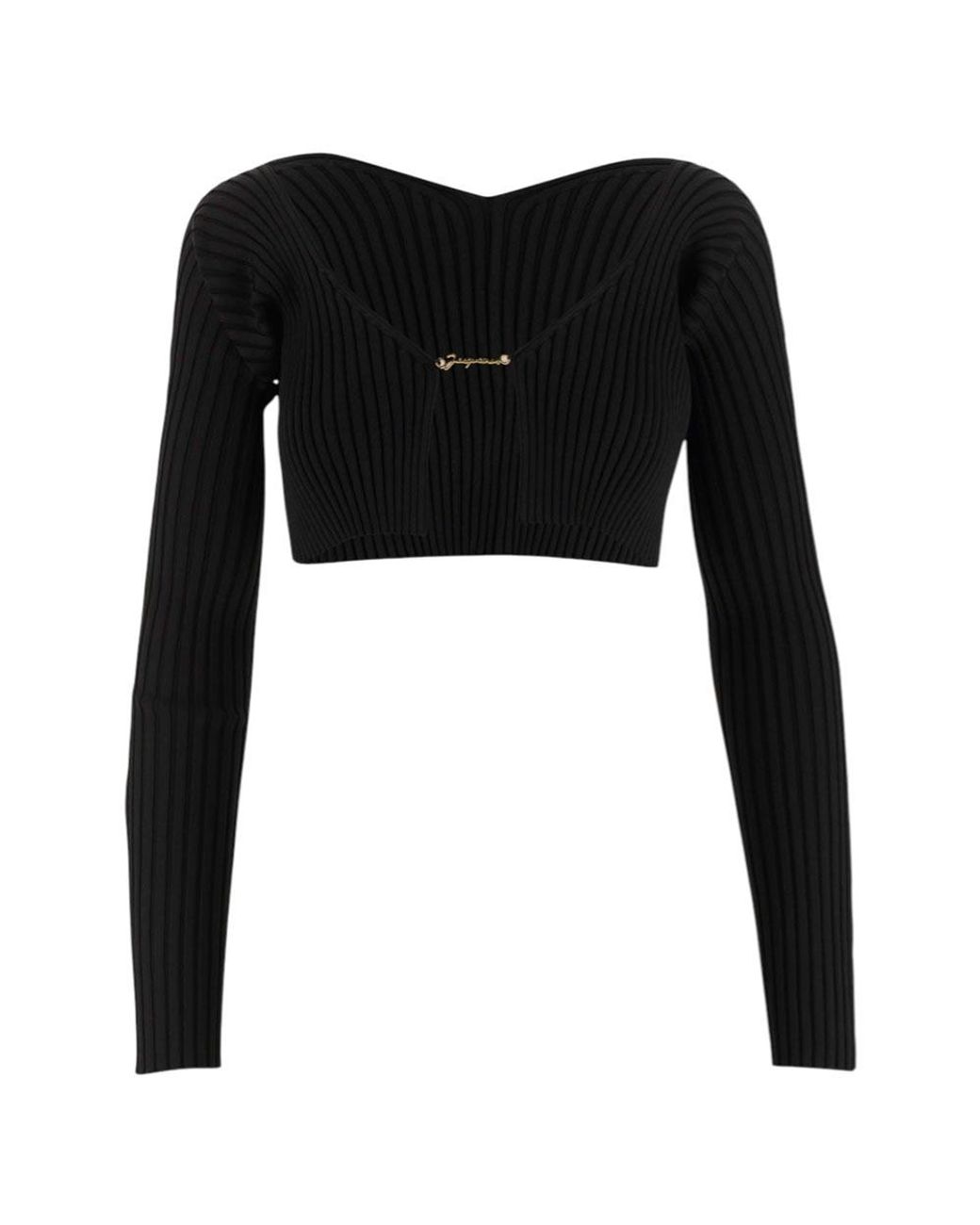 Jacquemus Black Logo Cardigan