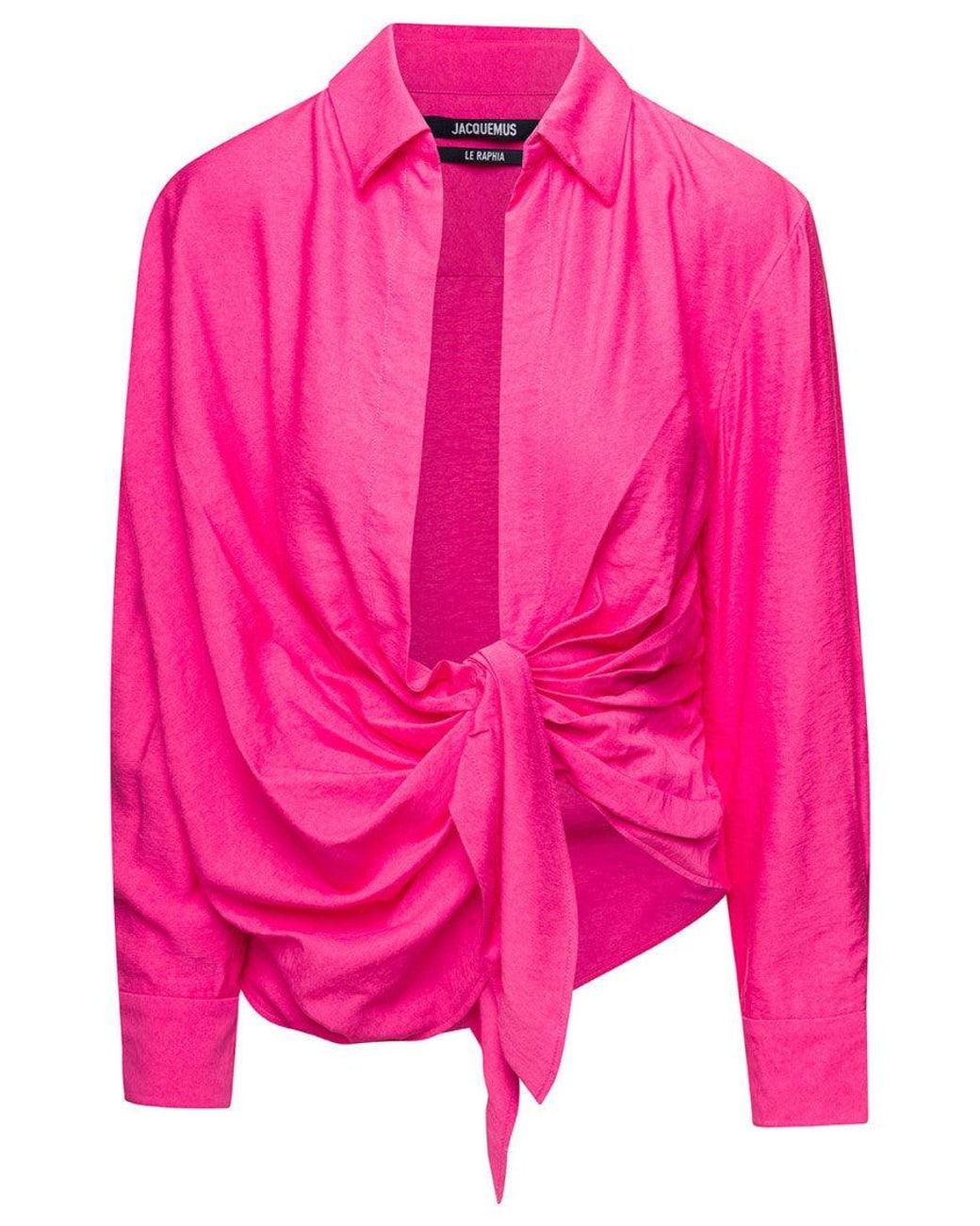 Jacquemus Pink La Chemise Bahia Shirt