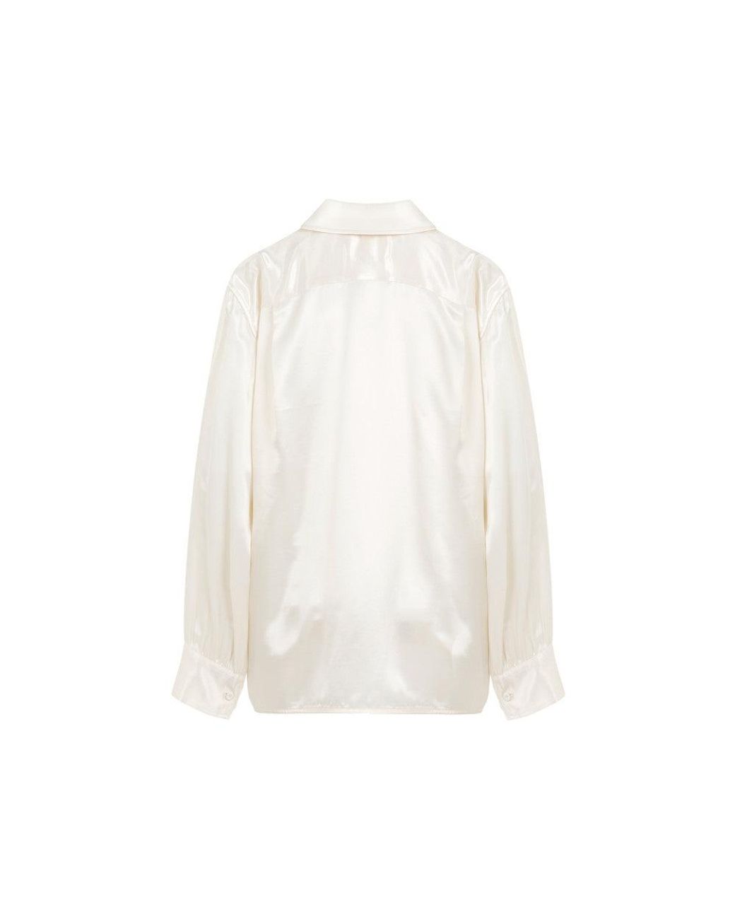 Jil Sander White Viscose Blend Shirt For