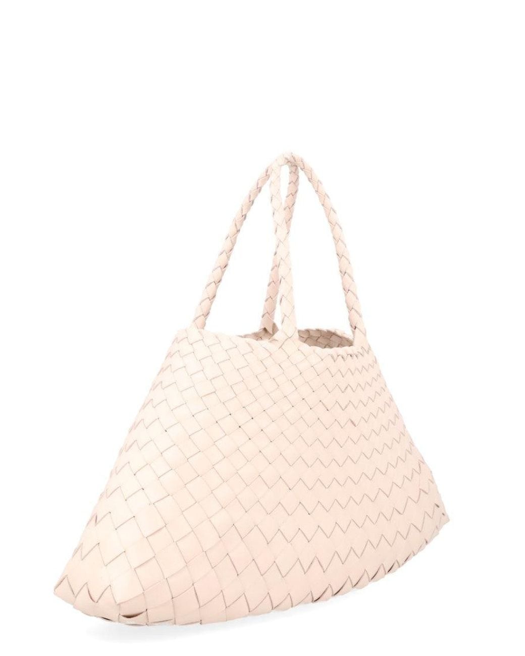 Dragon Diffusion Natural Santa Croce Small Tote