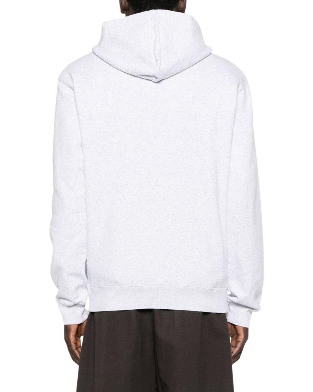 Jacquemus White Light Regular Hoodie for men