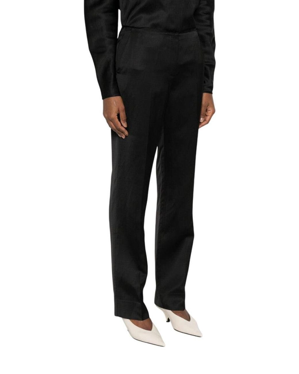 Totême  Black Straight Pant
