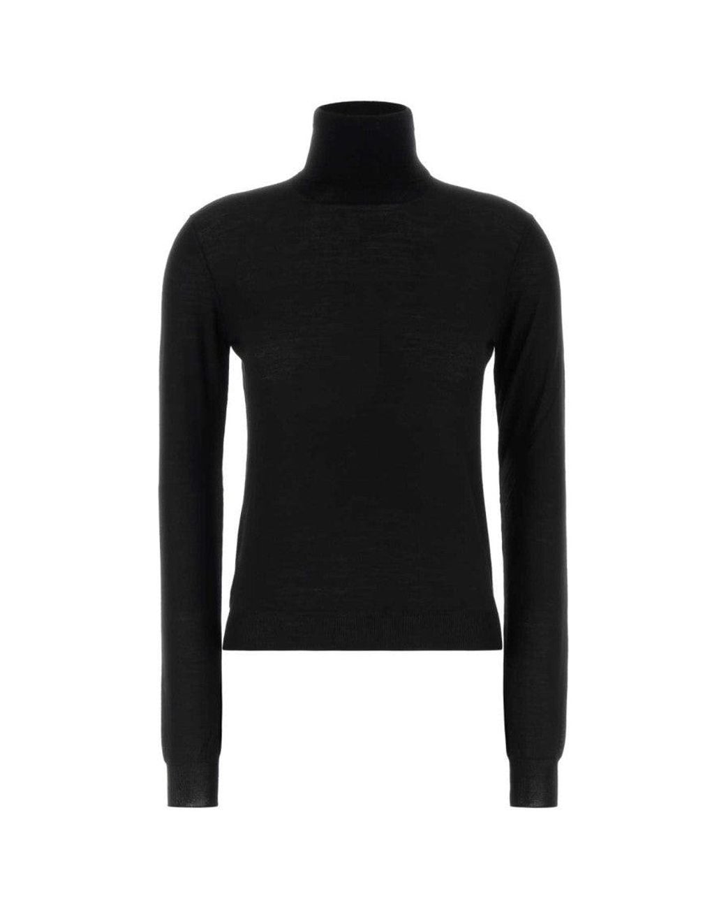 Prada Black Turtle Neck Sweater