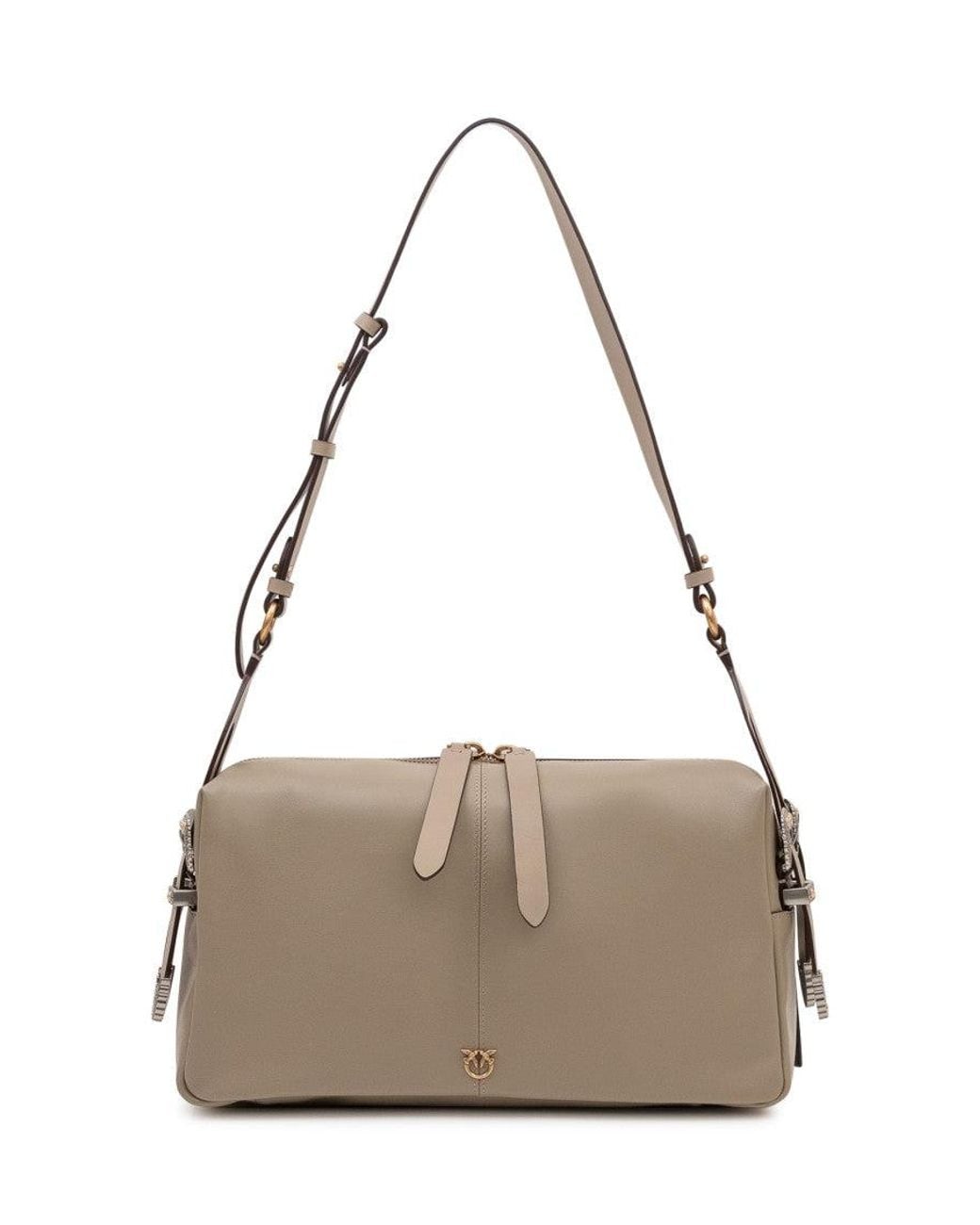 Pinko Natural Classic Mini Biker Shoulder Bag