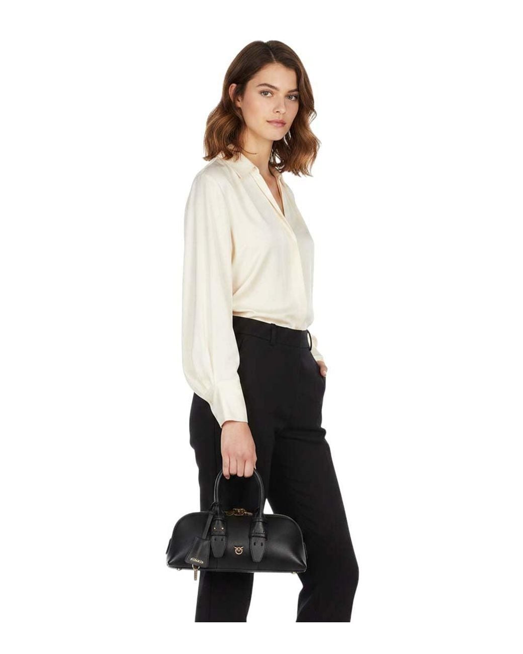 Pinko Black Escape Small Satchel