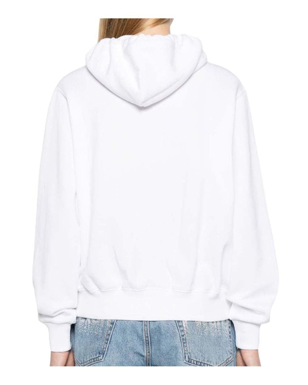 Polo Ralph Lauren White Logo Hood Sweatshirt