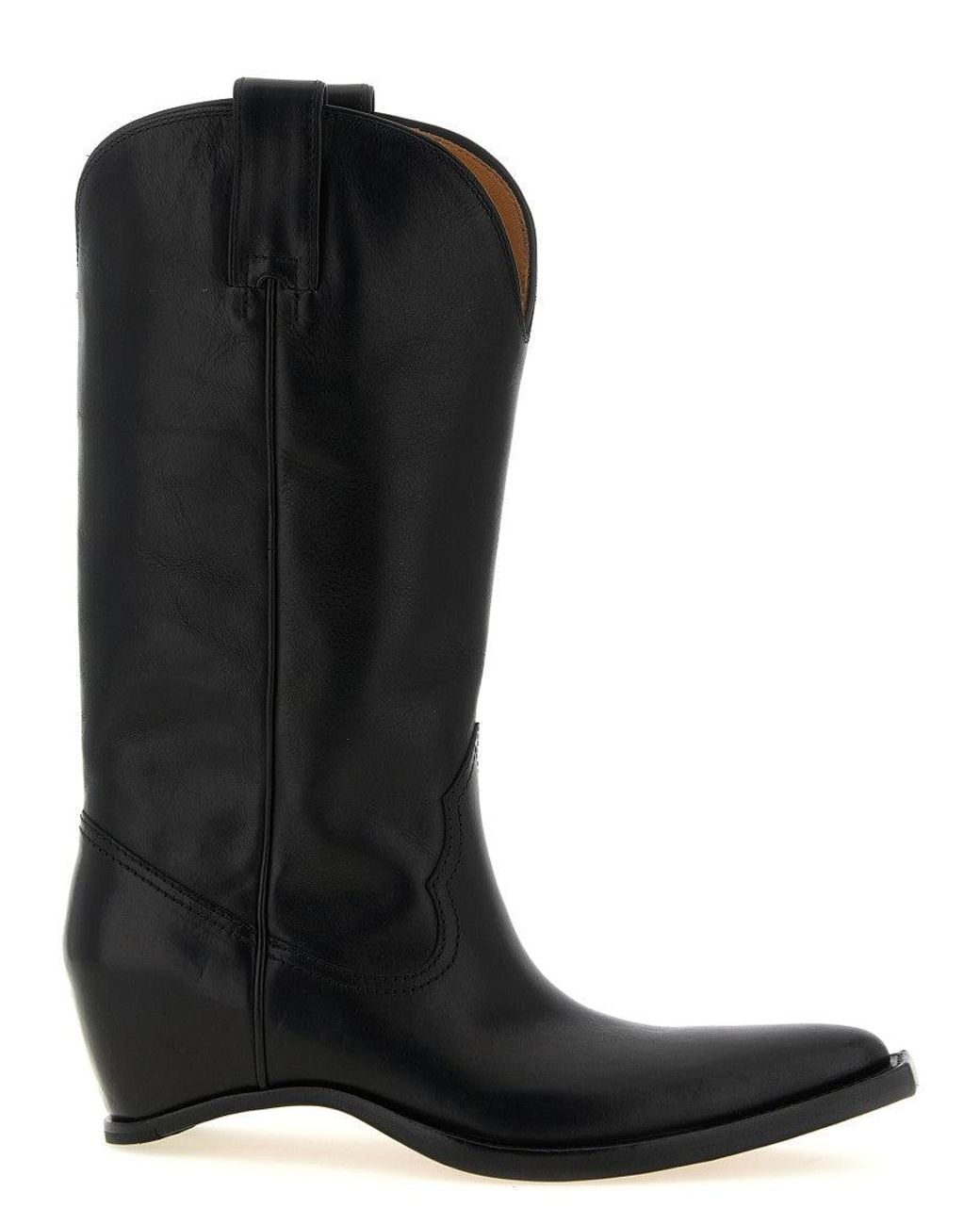 Maison Margiela Black Solid Heel-Less Boots