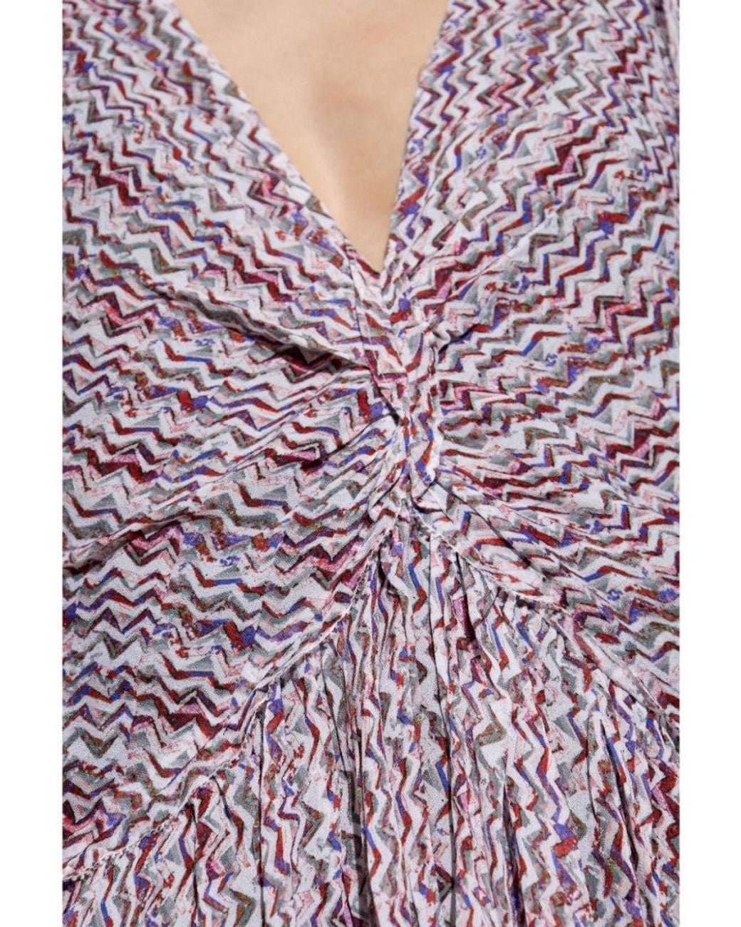 IRO Purple Graphic Print Dress