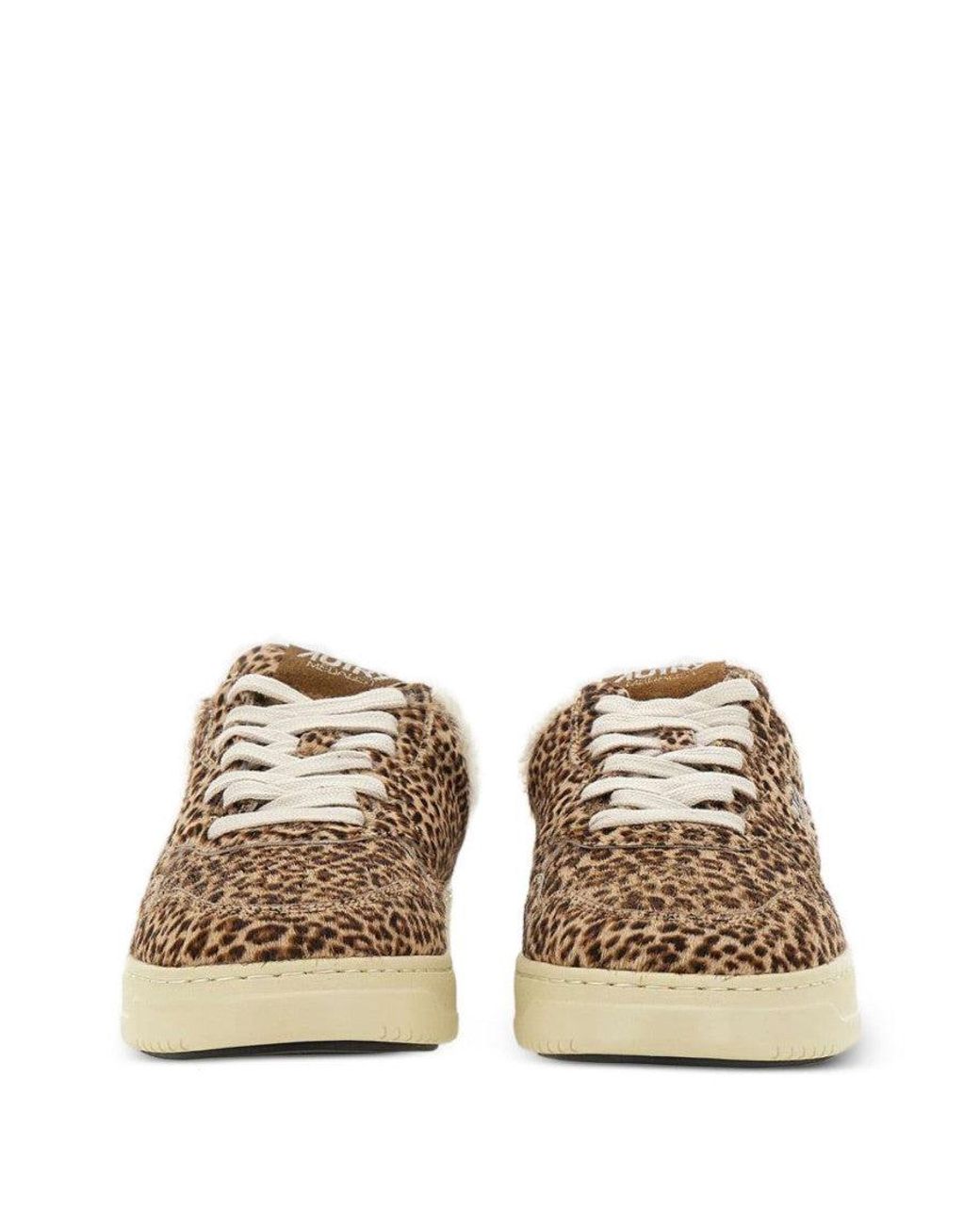 Autry Natural Print Lace Up Sneakers