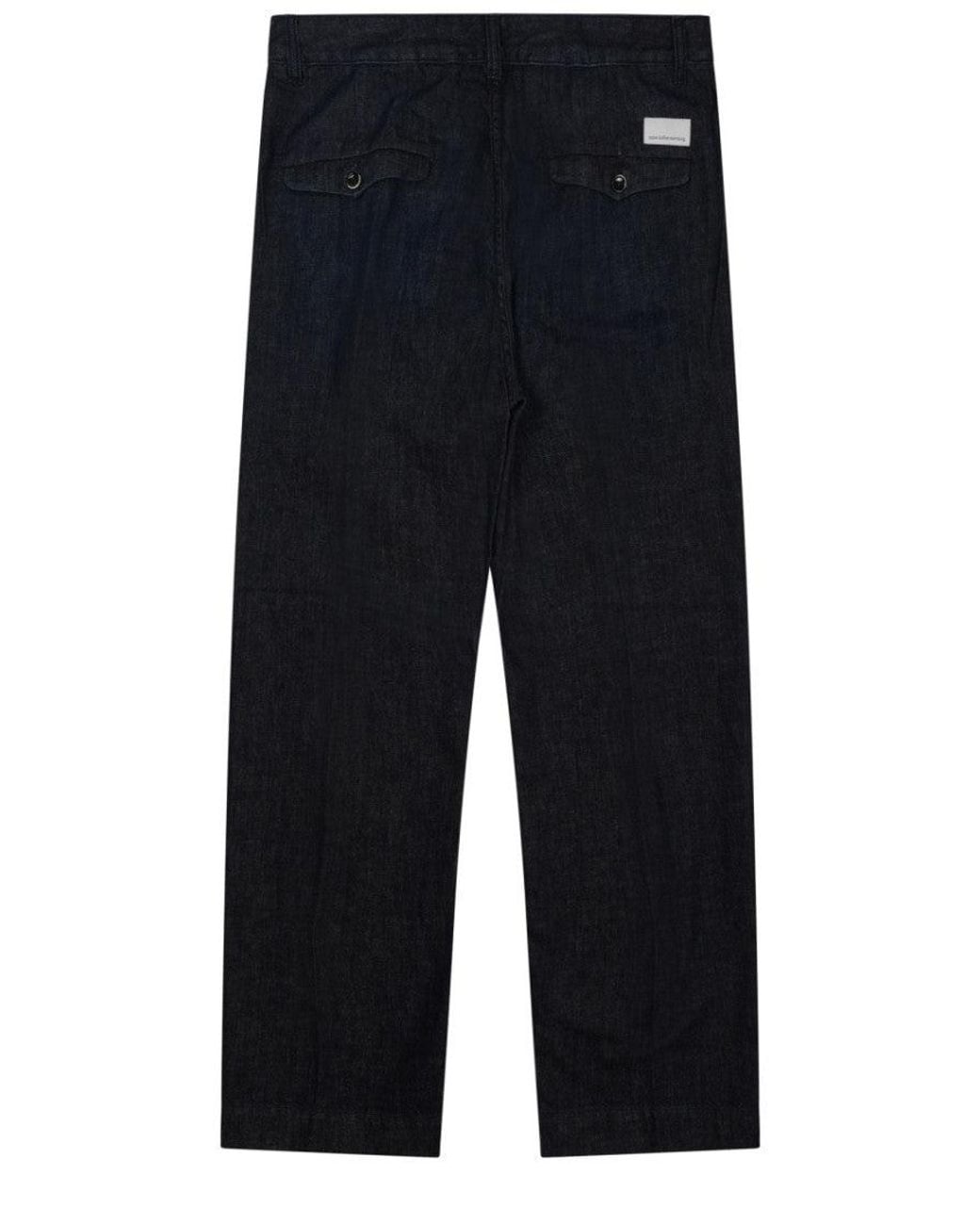 Nine:inthe:morning Blue Dark Straight Jeans for men