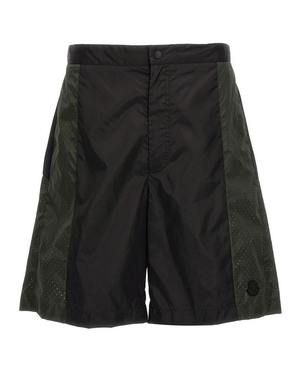Moncler Black Bermuda Shorts for men