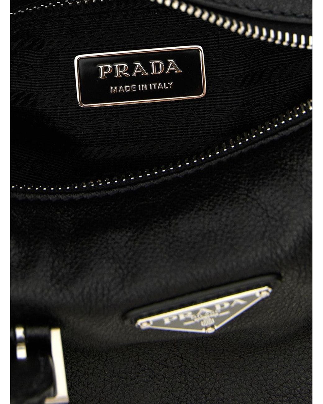 Prada Black Bonnie Small Satchel