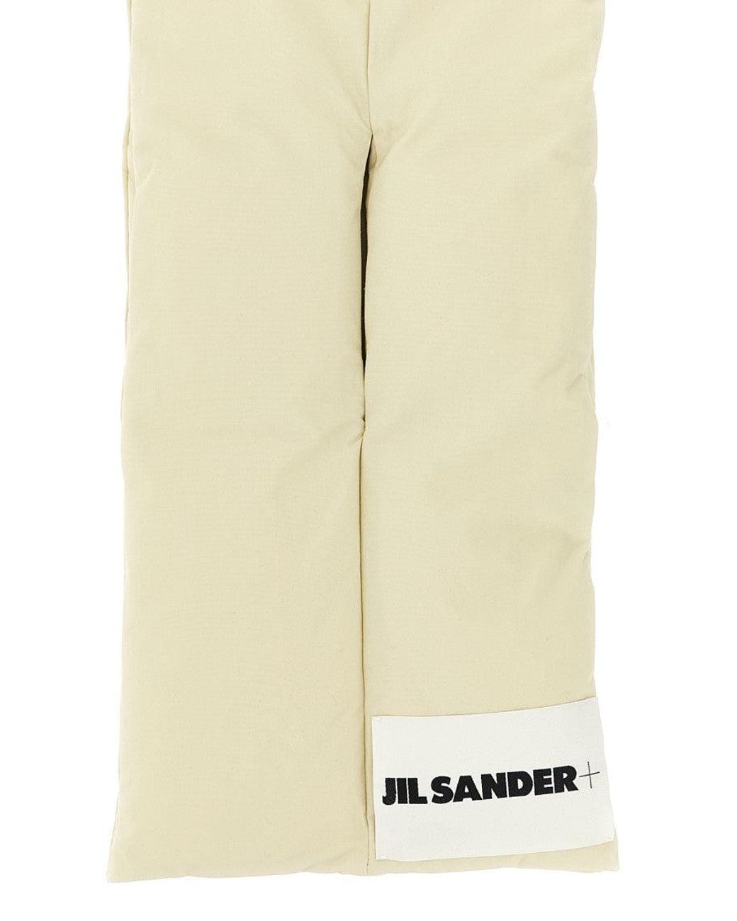 Jil Sander Natural Solid Muffler Scarf