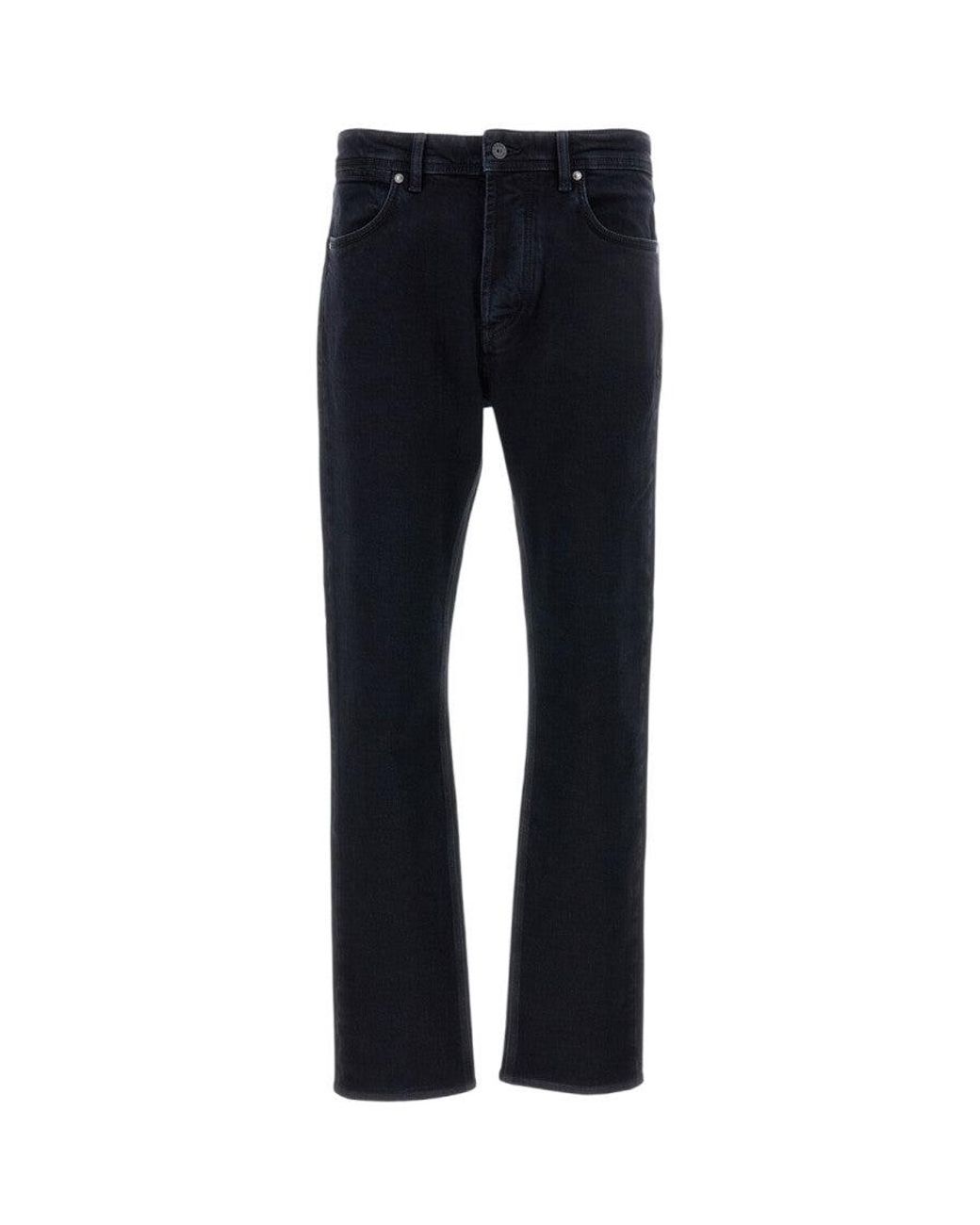 Stone Island Blue Slim Mid Rise Jeans for men