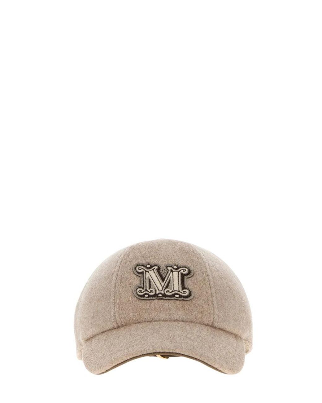Max Mara Natural Logo Baseball Cap