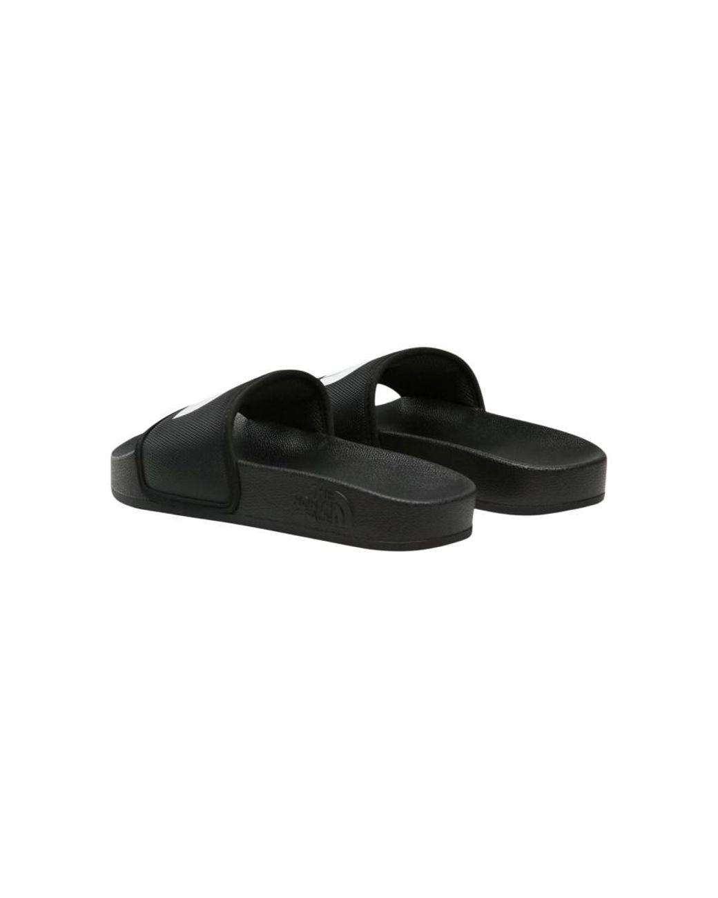The North Face Black Logo Slides