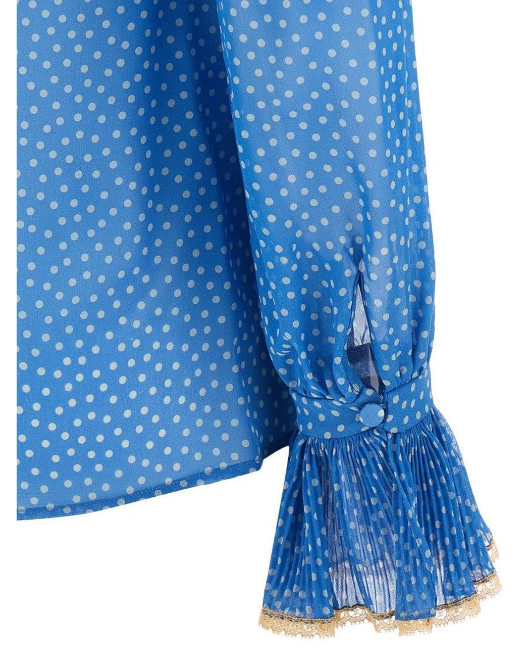 Valentino Blue Light Silk Shirt