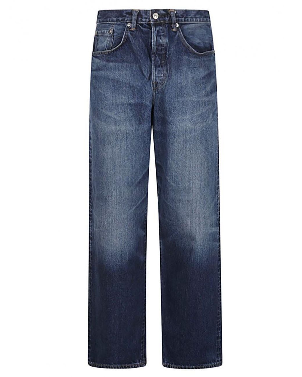 Edwin Blue Japanese Cotton Wide-Leg Denim Jeans for men