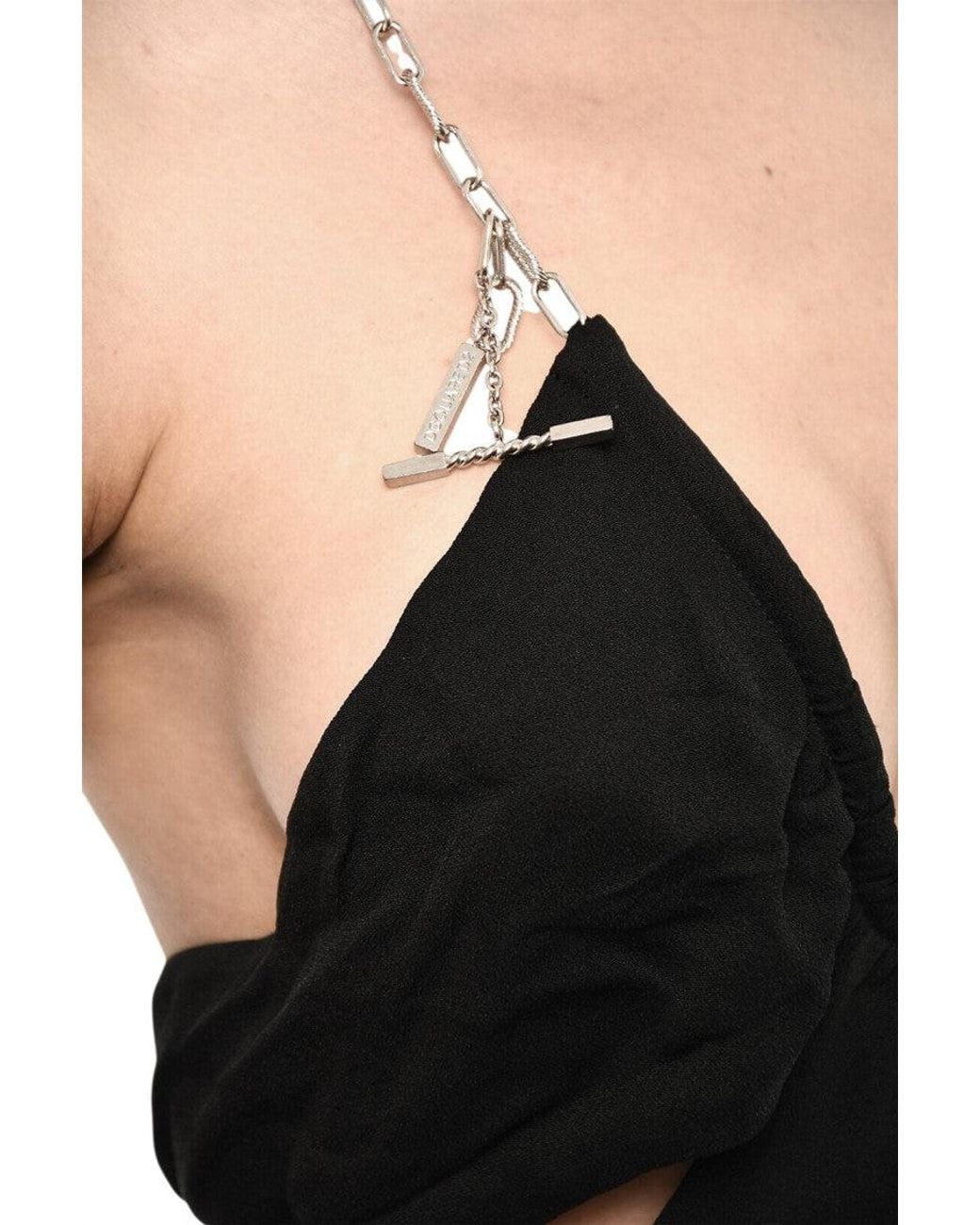 DSquared² Black Halter Neck Maxi Dress