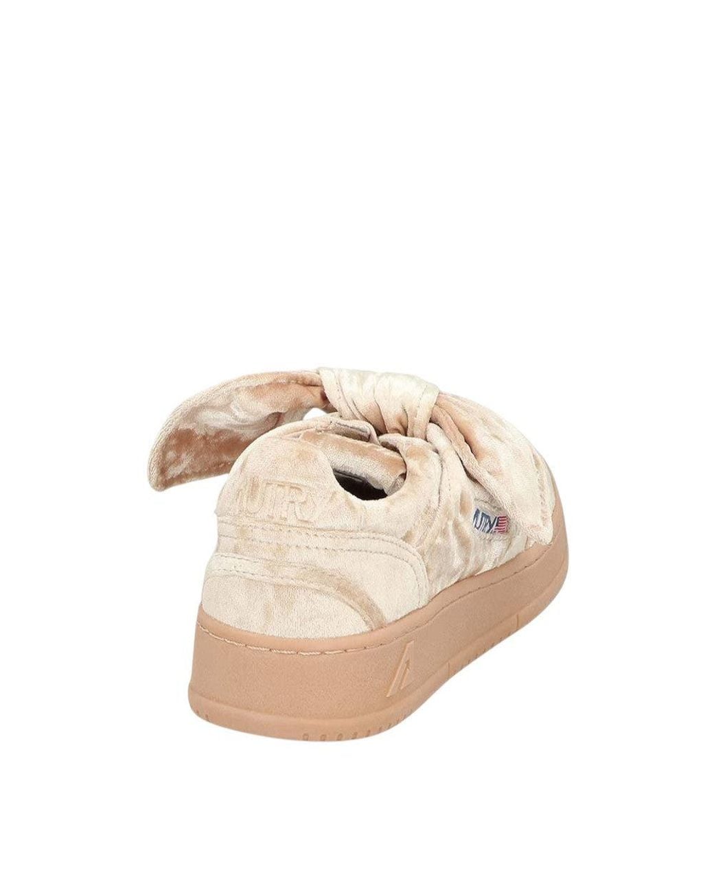 Autry Natural Low Velvet Sneakers