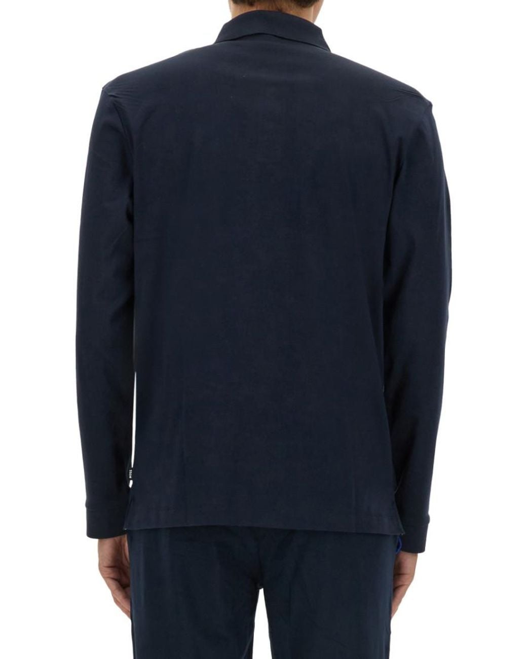 Boss Blue Logo Regular Polo for men